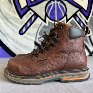 Size 9D - Hawx Men's 6" Enduro Metguard Work Boots - Composite Toe